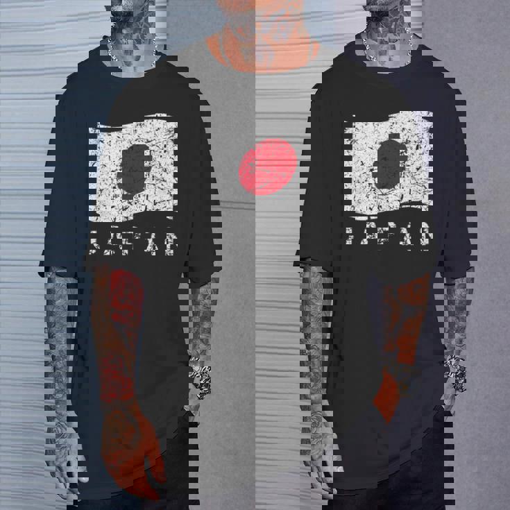 日本国旗 ダメージ加工 愛国心 男性 女性 キッズ Tシャツ 彼への贈り物