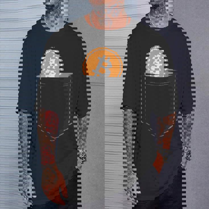 暗号、ビットコイン、イーサリアム、ブルラン。 Tシャツ 彼への贈り物