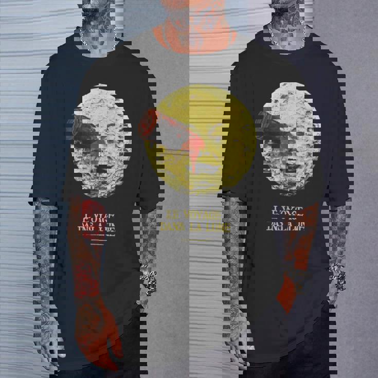 月世界旅行 1902 サイレント映画 クラシック映画 ヴィンテージ A Trip To The Moon Movie Tシャツ 彼への贈り物