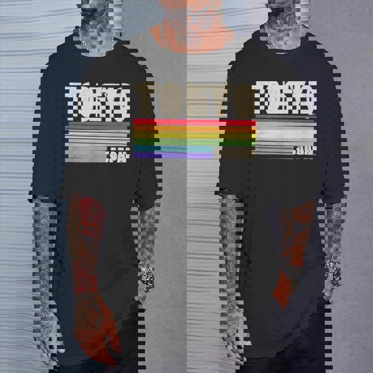 東京ジャパン レインボー ゲイプライド マーチ レトロ 70S 80S クィア Tシャツ 彼への贈り物