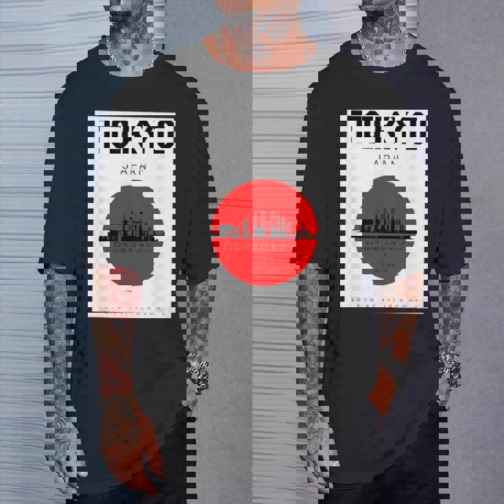 東京都 日本スタイル グラヒック 日本文化 Tシャツ 彼への贈り物