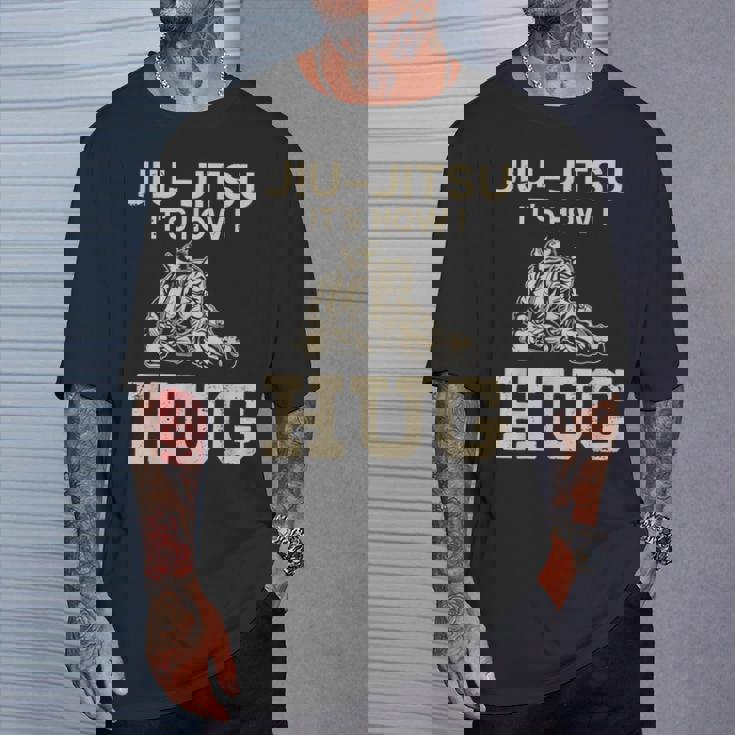 柔術ファイター Its How I Hug Tシャツ 彼への贈り物