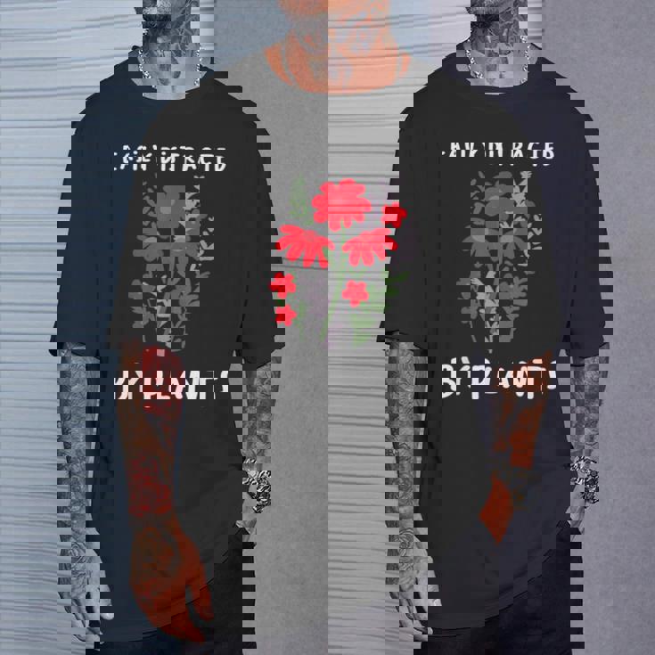 植物に気を取られがち 水やり 庭 鉢 ガーデナー Tシャツ 彼への贈り物