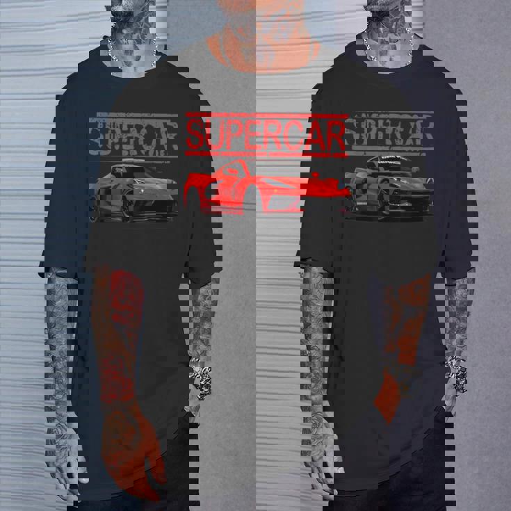 楽しいエキゾチックなスーtシャツスポーツカー愛好家に最適です。 Tシャツ 彼への贈り物