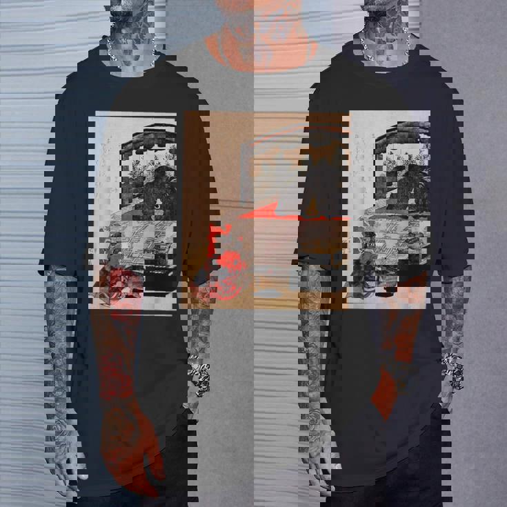 歌川国芳 訓練中の遊女 Tシャツ 彼への贈り物