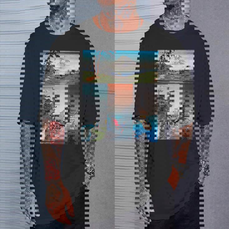 浮世絵 富士山 日本画 版画 名作 アート 絵画 メンズ レディース 面白い 服 美術 おもしろ Tシャツ 彼への贈り物