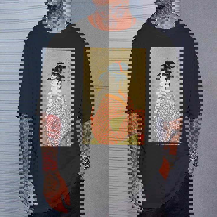 浮世絵デザイン『喜多川歌麿』アート 美術 日本画 グッズ Tシャツ 彼への贈り物