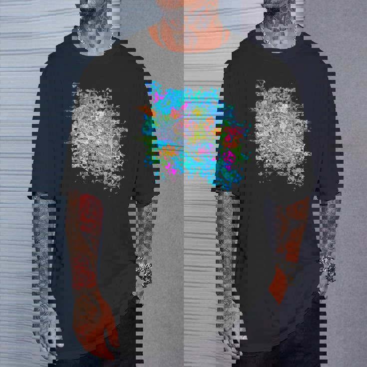 海シリーズ 鮮やかな海亀 Tシャツ 彼への贈り物