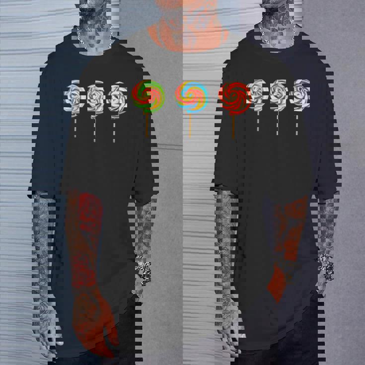 渦巻きロリポップ Tシャツ 彼への贈り物