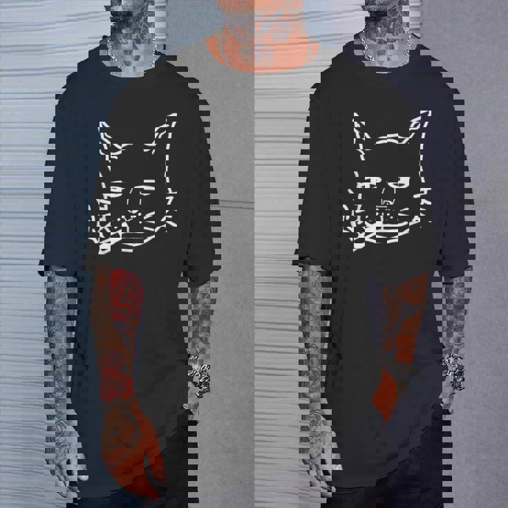 煙草を吸う猫 猫好き Tシャツ 彼への贈り物