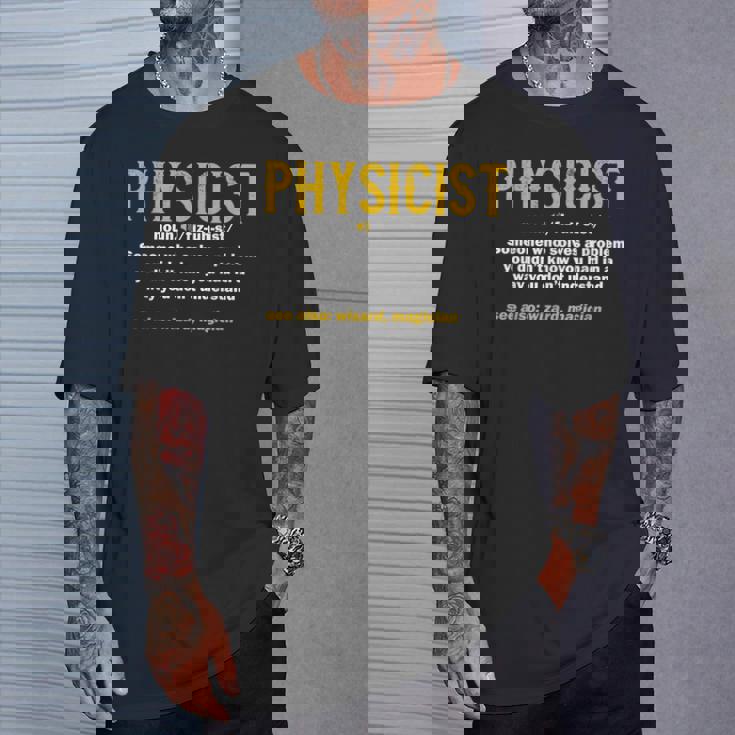 物理学者 定義 科学 オタク 面白い 魔法 Tシャツ 彼への贈り物