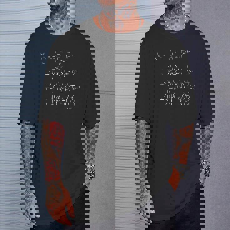 物理科目標準モデル ラグランジア科学教師 Tシャツ 彼への贈り物