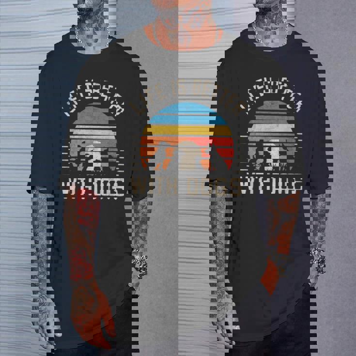 犬と一緒に暮らすのは Tシャツ 彼への贈り物