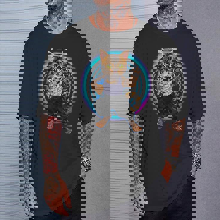 猫 ねこ カンフー Tシャツ 彼への贈り物