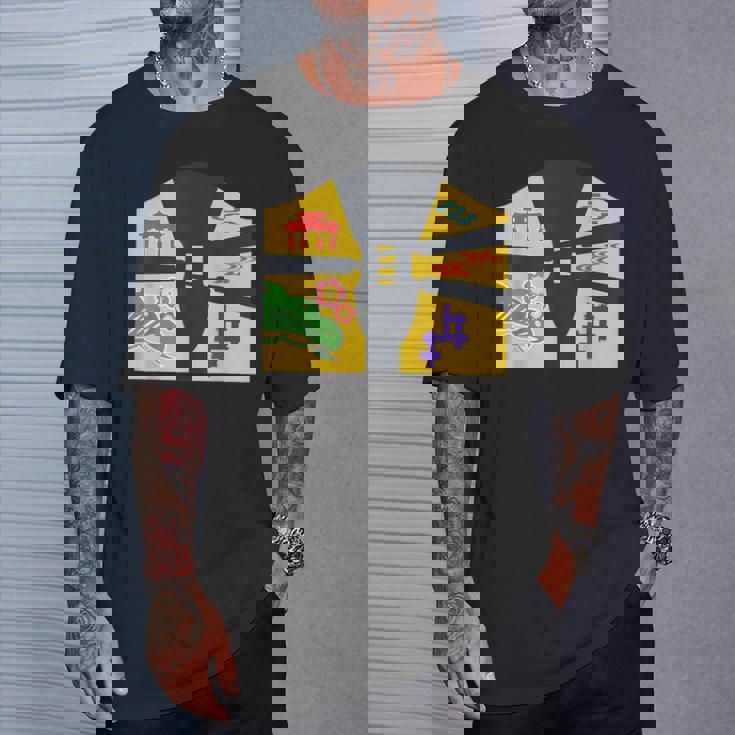 琉球備形沖縄沖縄内南朱型 三線 Tシャツ 彼への贈り物