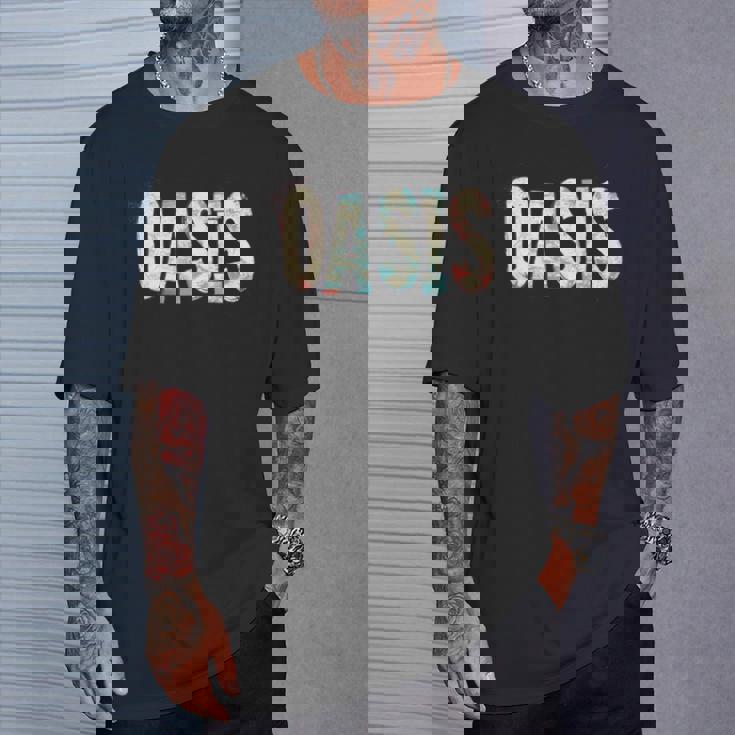 男性と女性のための素敵なオアシスステートメント。 長袖tシャツ Tシャツ 彼への贈り物