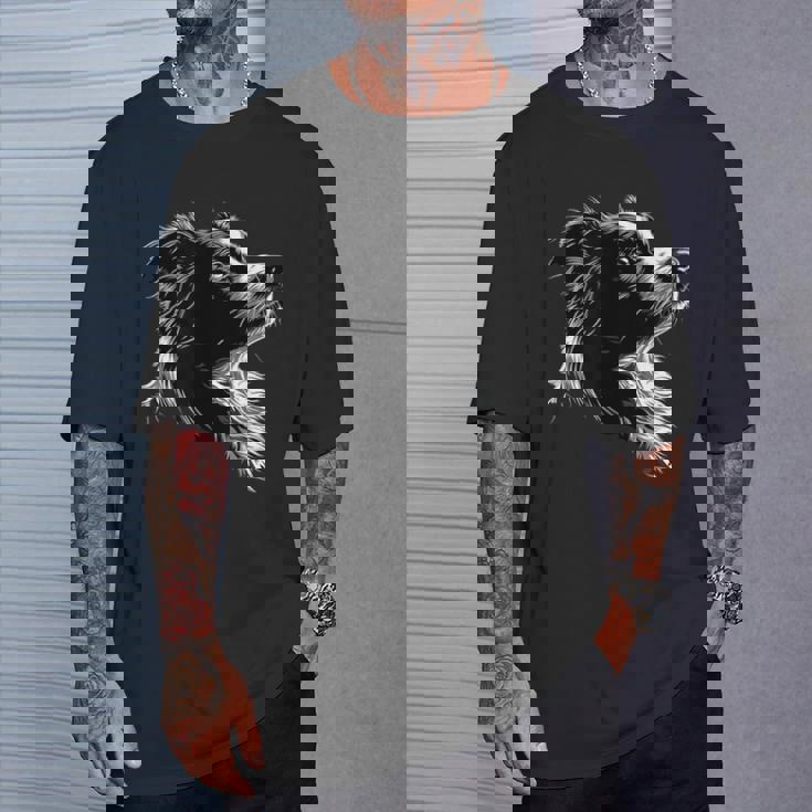 白黒ボーダーコリー Tシャツ 彼への贈り物