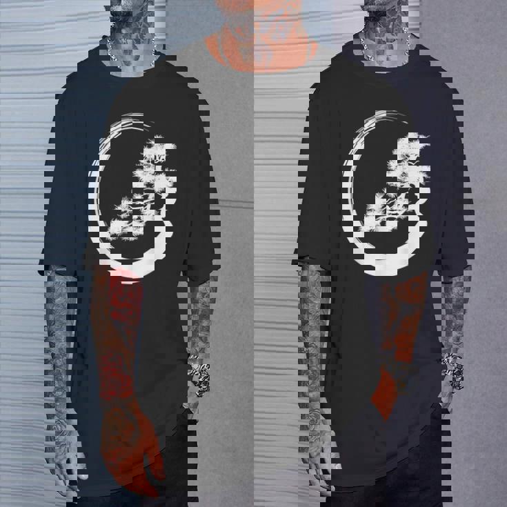 盆栽 木 和 デザイン 盆栽 ミニマリスト 木 恋人 Tシャツ 彼への贈り物