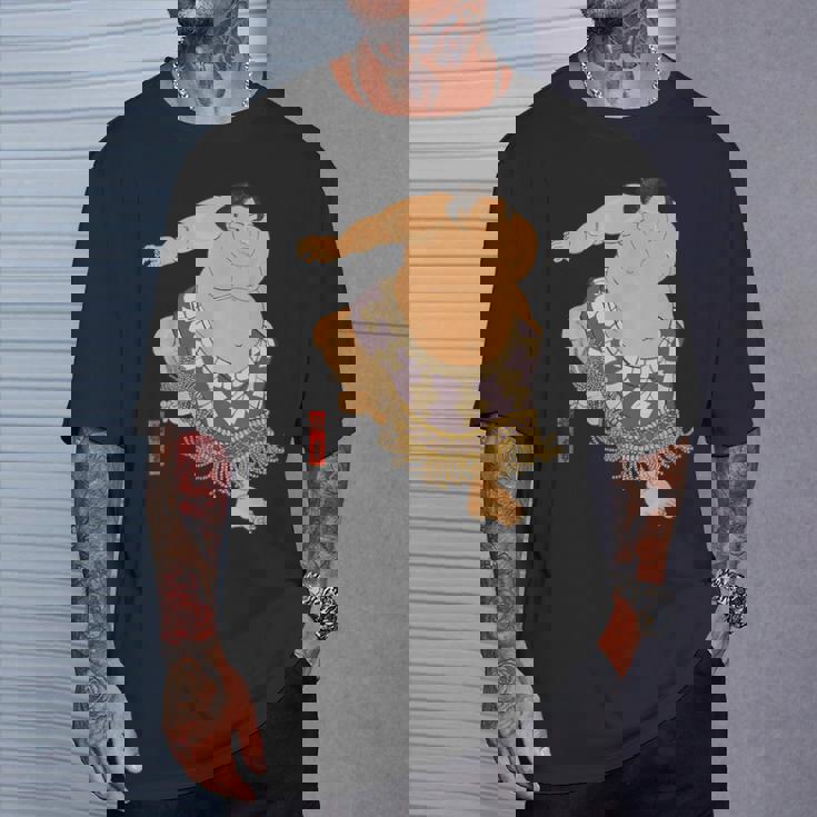 相撲取りtシャツ日本の相撲tシャツが大好きですヴィンテージアート相撲力士ラブレスリング Tシャツ 彼への贈り物