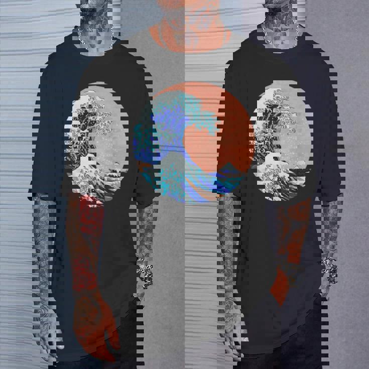 神奈川の偉大な波 日本製 Tシャツ 彼への贈り物