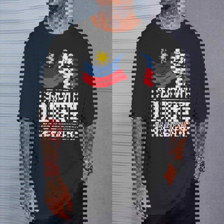 私はドゥテルテを支持します。私は何の理由もなくフィリピン人ではありません-無料prrd Tシャツ 彼への贈り物