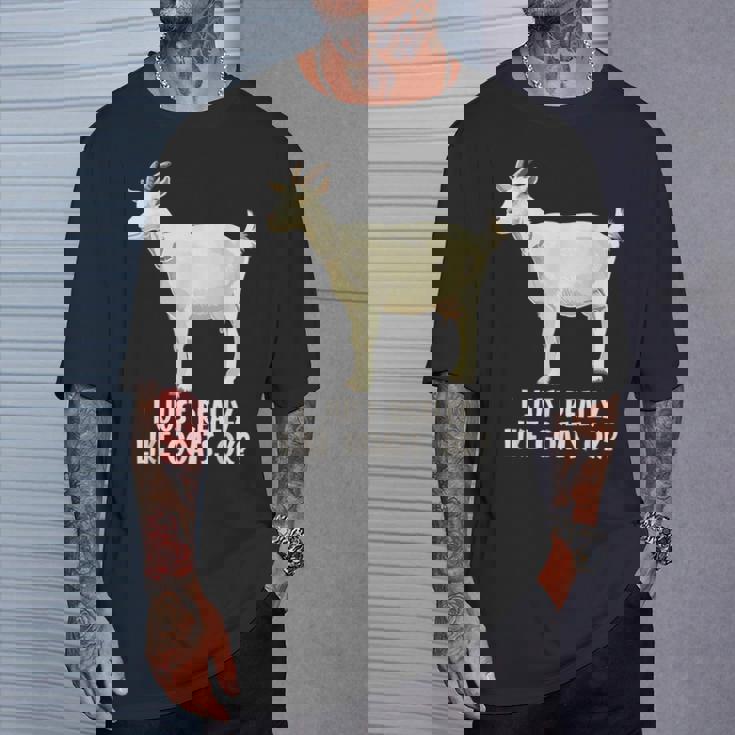 私は本当にヤギが好きです Tシャツ 彼への贈り物