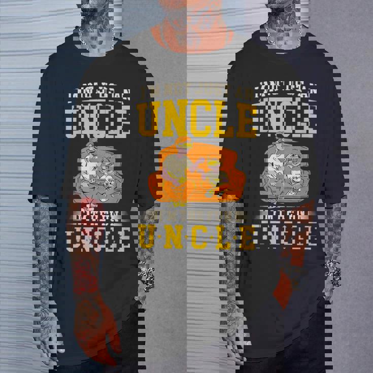 私は楽しいおじさんです 面白いパーティー愛好家のおじさん コスチュームのおじさん Tシャツ 彼への贈り物