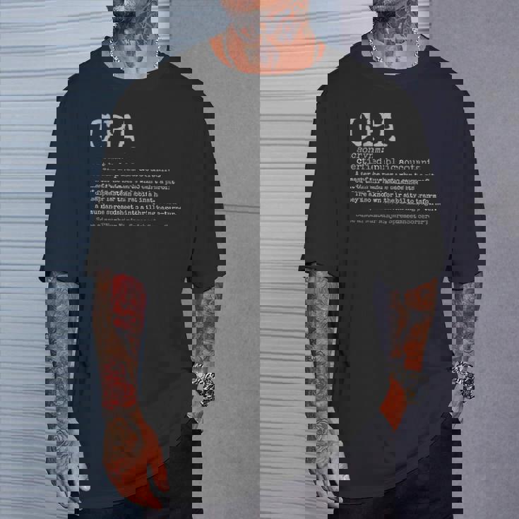 税務認定公会計士cpa Tシャツ 彼への贈り物
