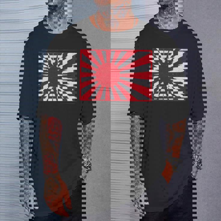 第二次世界大戦 戦争旗 日本国旗 チェスト レトロ ヴィンテージ ワッペン バッジ Tシャツ 彼への贈り物