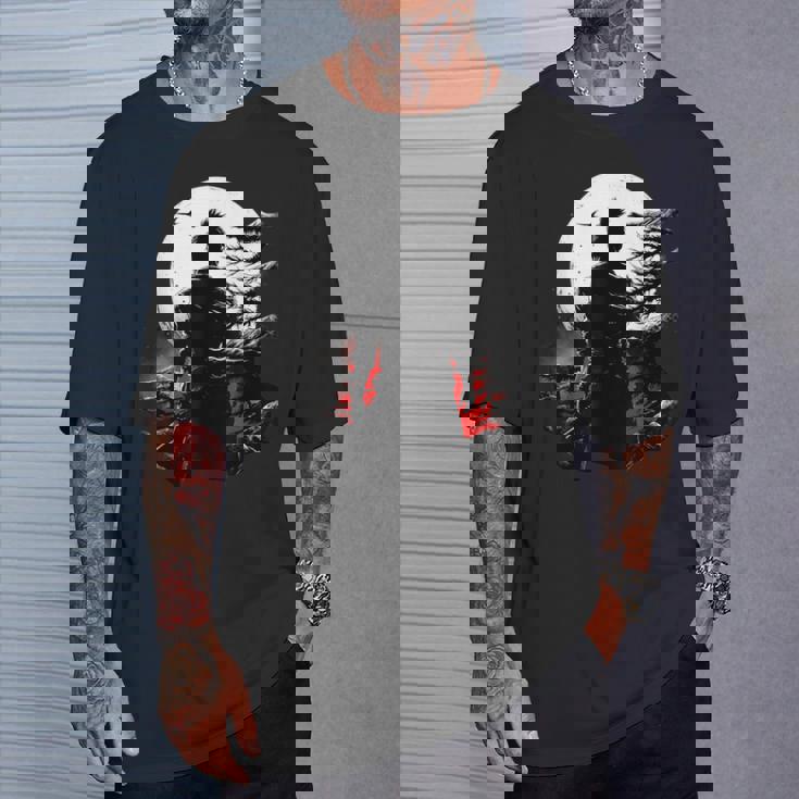 筒垣 ステンシル 染付 日本 美術 ギフト おもしろ Tシャツ 彼への贈り物