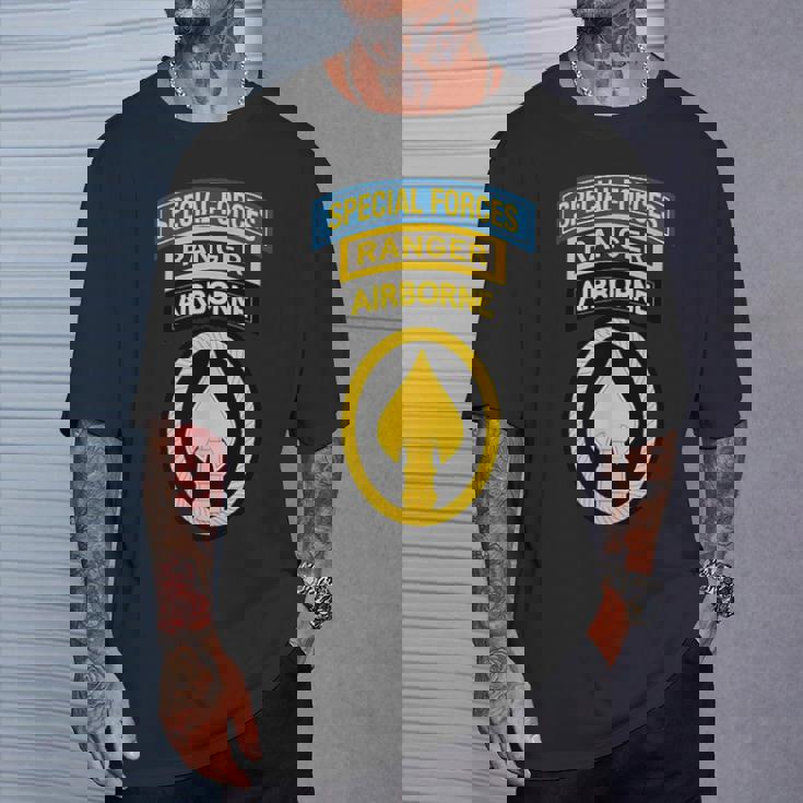 米国特殊部隊 -Fレンジャータブ -Ocomパッチ Tシャツ 彼への贈り物