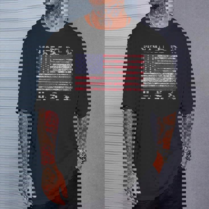 米国製 星条旗 星条旗 カラー Tシャツ 彼への贈り物