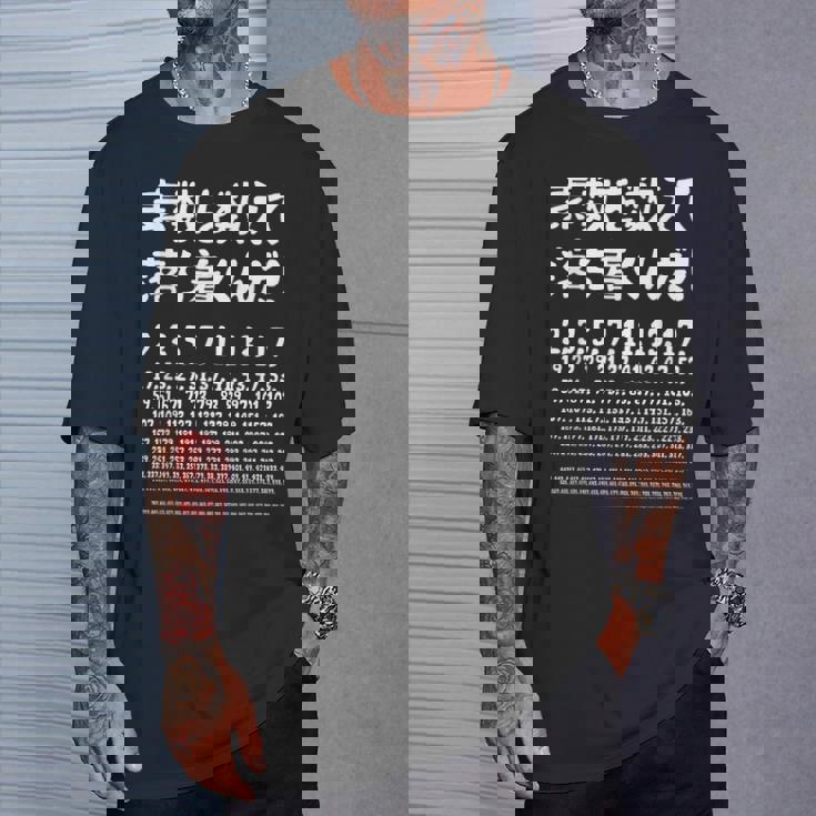 素数を数えて落ち着くんだ！ 数学者 ジョーク ウケ狙い お笑い好き ギャグ好き ジョーク好き 数学 おもしろ ネタ Tシャツ 彼への贈り物