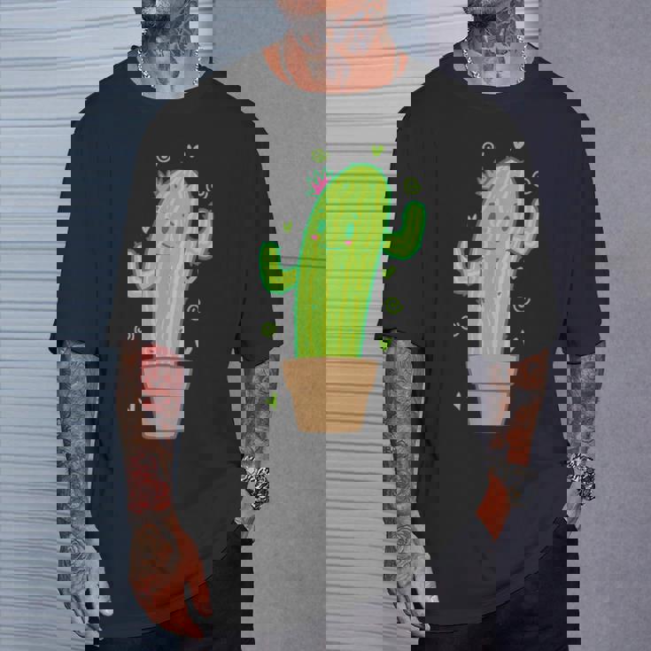 素敵なムードのサボテン Tシャツ 彼への贈り物