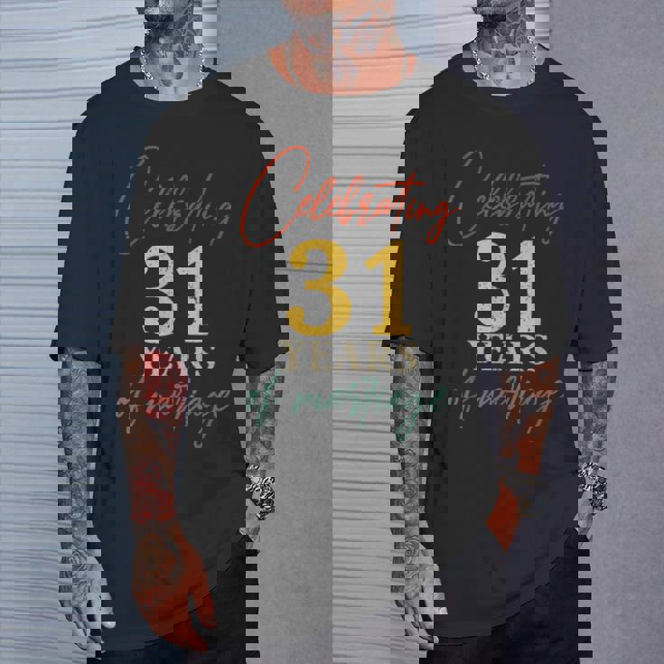 結婚31周年を祝う 結婚31周年 Tシャツ 彼への贈り物