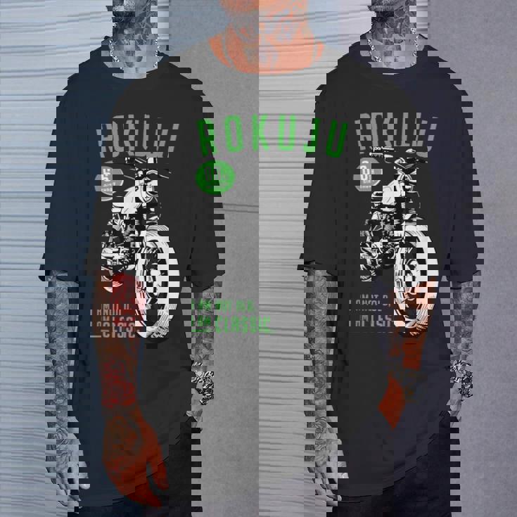 緑寿祝い バイク好き 車好き 父 男性 女性 クラシックバイク 66歳 I'm Not Old I'm Classic Tシャツ 彼への贈り物