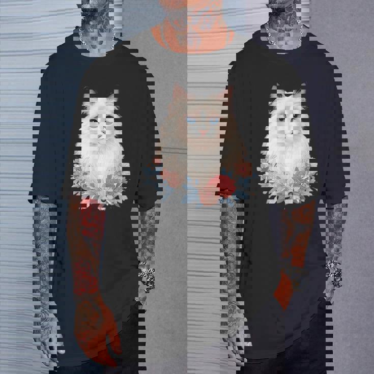 美しいラグドール猫 Tシャツ 彼への贈り物