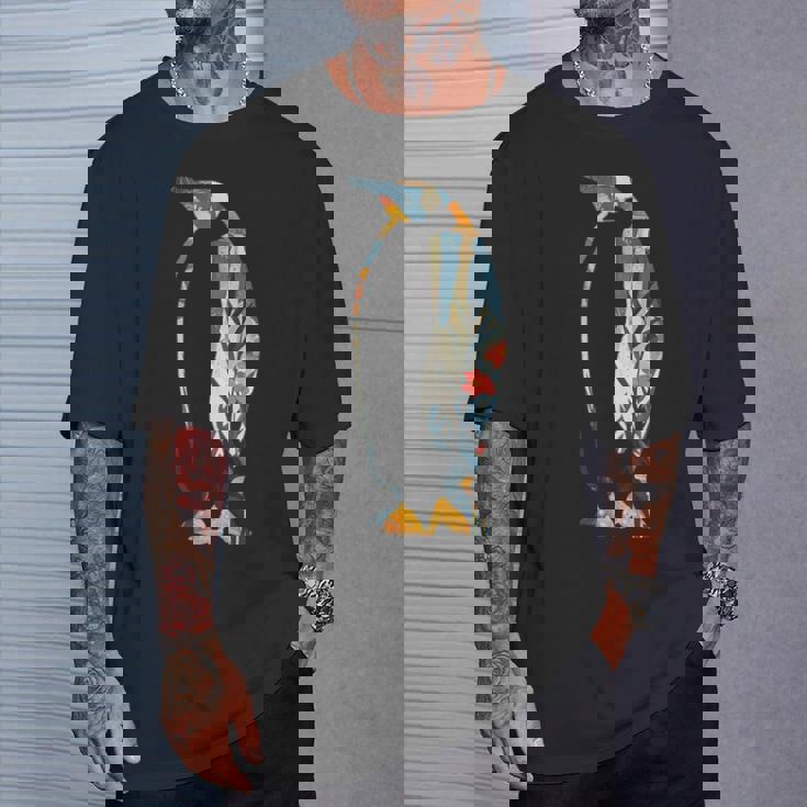 美的シルエット きのこ コタツコア ペンギン Tシャツ 彼への贈り物