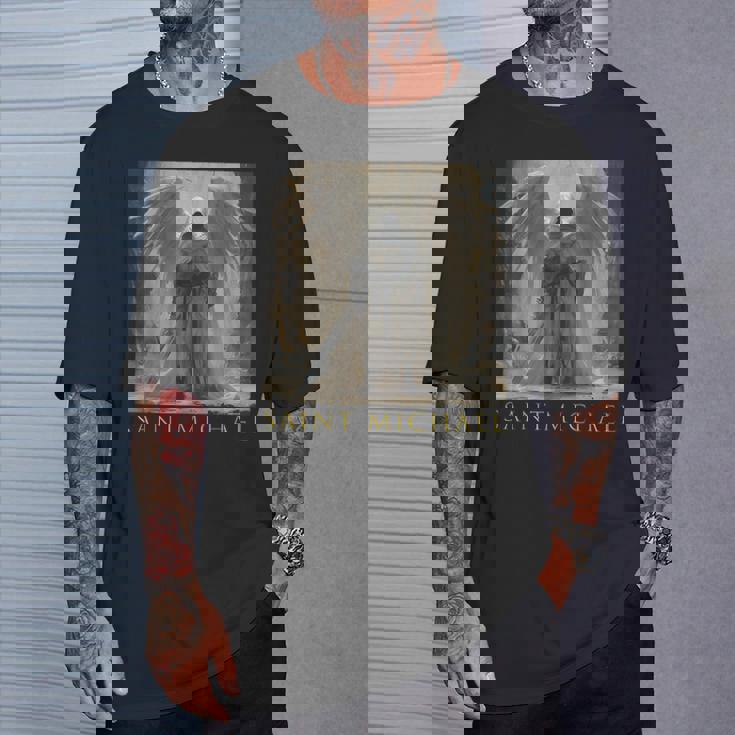 聖ミカエル 大天使 Tシャツ 彼への贈り物