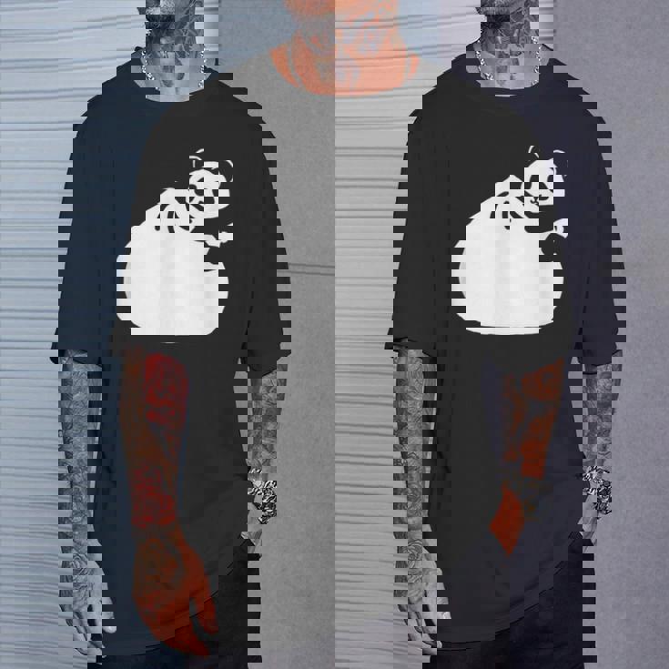 肉まんとパンダ かわいい チャイナ Pork Bunpanda Tシャツ 彼への贈り物