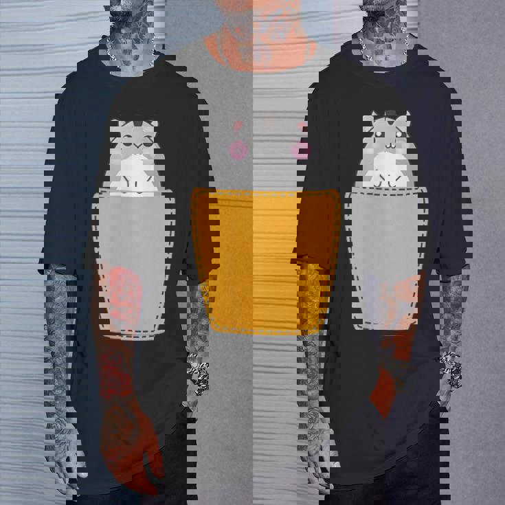 胸ポケットにハムスター Tシャツ 彼への贈り物