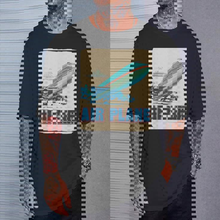 航空機愛好家のためのクールな旅客機飛行機コスチューム。 Tシャツ 彼への贈り物