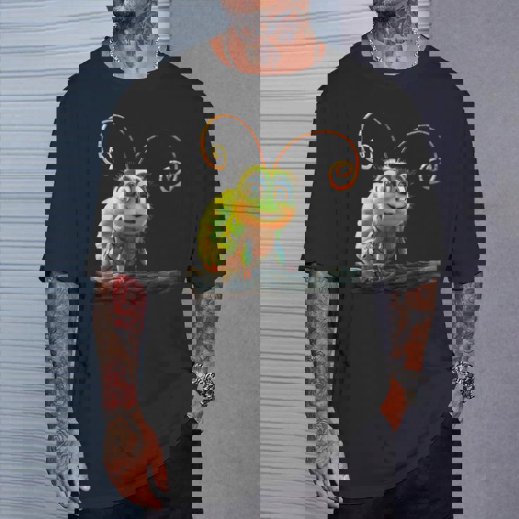 芋虫 面白い芋虫甘い緑の芋虫 Tシャツ 彼への贈り物