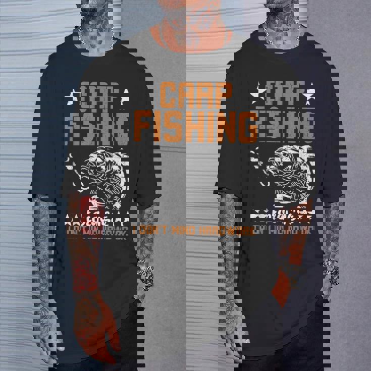 苦労をいとわないからこそのカープフィッシング Tシャツ 彼への贈り物