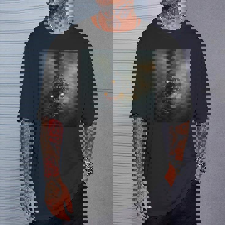 蒸気機関車 鉄道 機関車 ギフト 蒸気機関車 Tシャツ 彼への贈り物