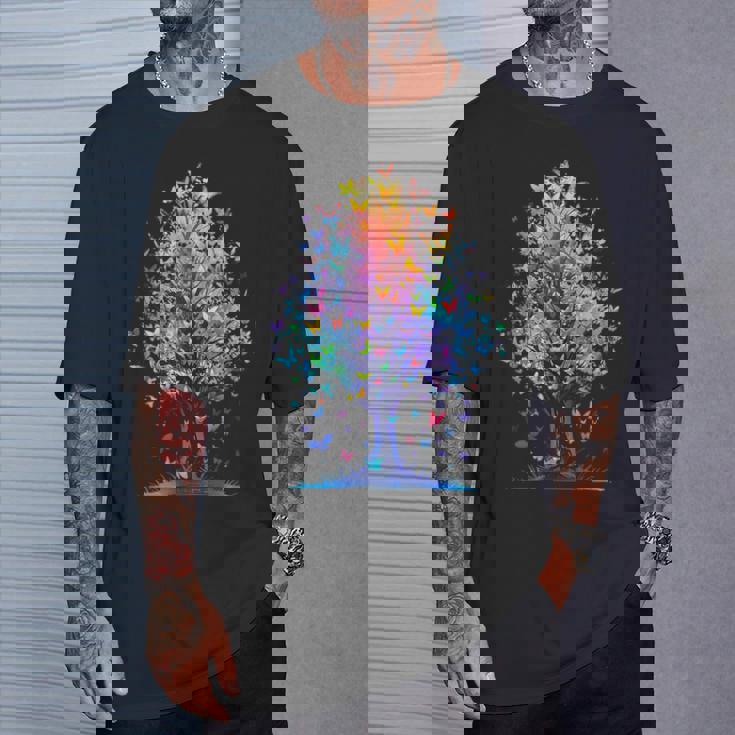 蝶の木の美学 蝶々 美しい美学 Tシャツ 彼への贈り物