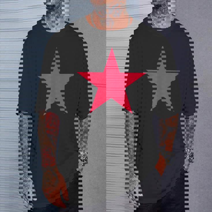 複数の色の風船ガムピンクの星 Tシャツ 彼への贈り物