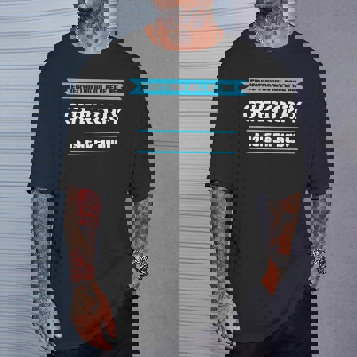 誇り高いグレゴリーのためのグレゴリー名言 Tシャツ 彼への贈り物