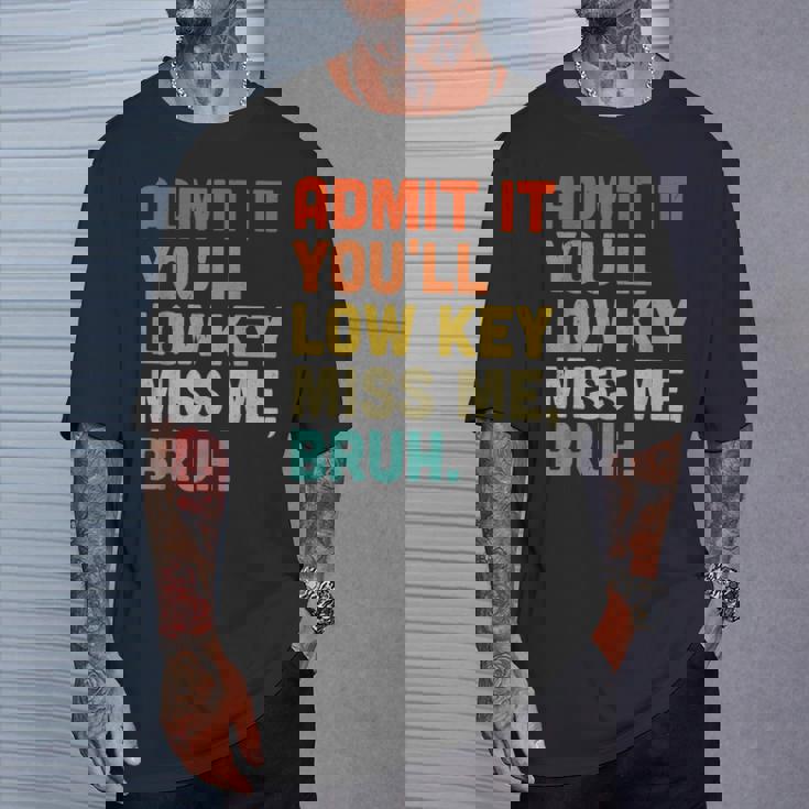 認めてくれよ控えめなミス・ミー・ブラッシュ・ファニー・ブラシ・ティーチャー Tシャツ 彼への贈り物