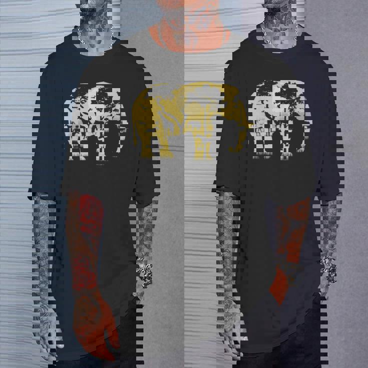 象の贈り物野生生物保護動物園動物動物学アフリカ Tシャツ 彼への贈り物